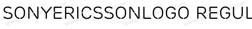 SonyEricssonLogo Regula字体转换